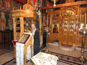 La moaștele Cuviosului David